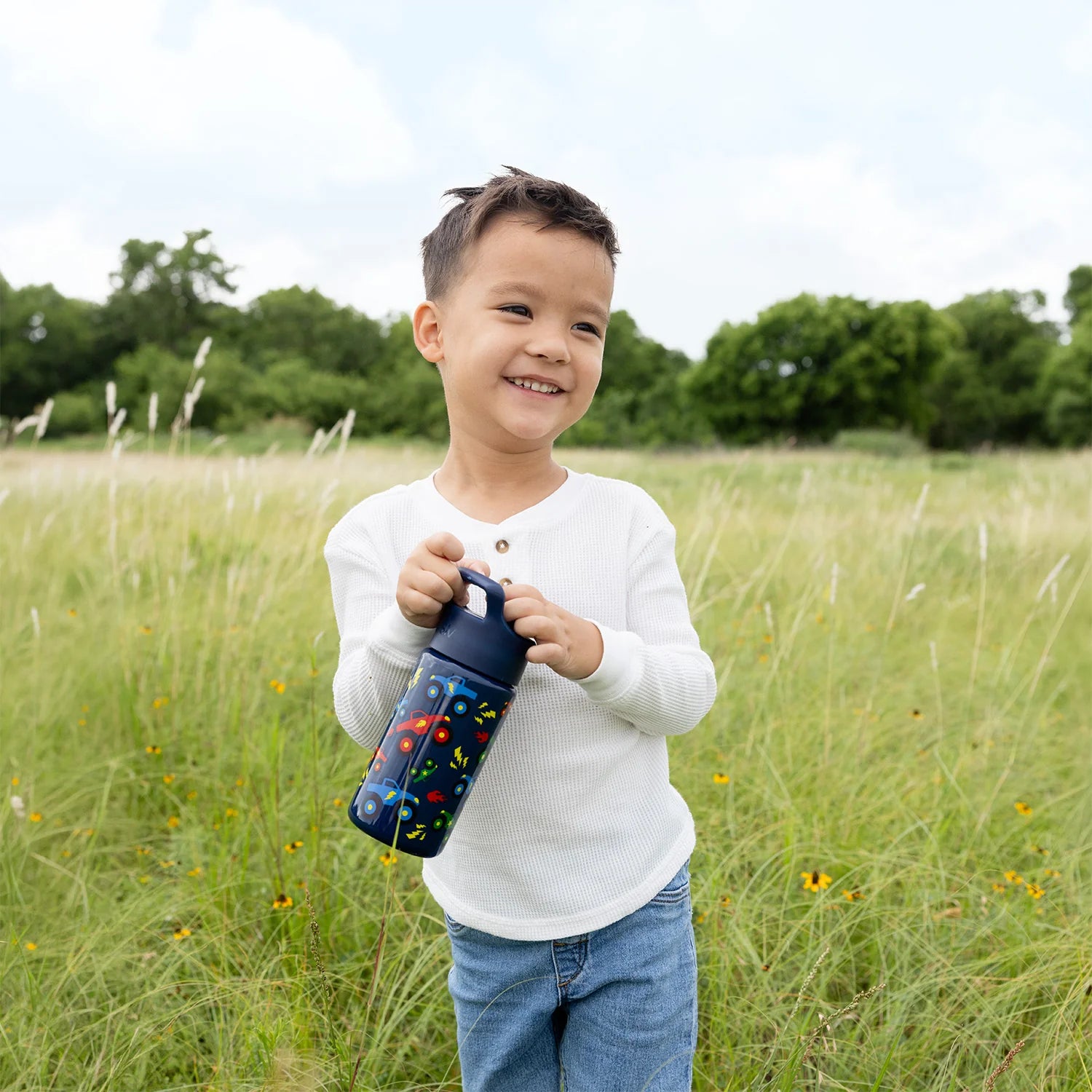 Summit Kids Water Bottle with Straw Lid